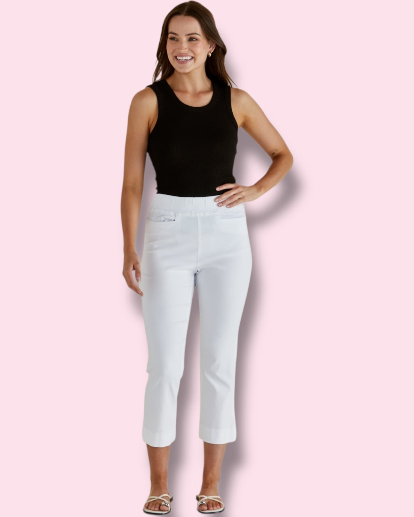 Francis Rib Tank - Black