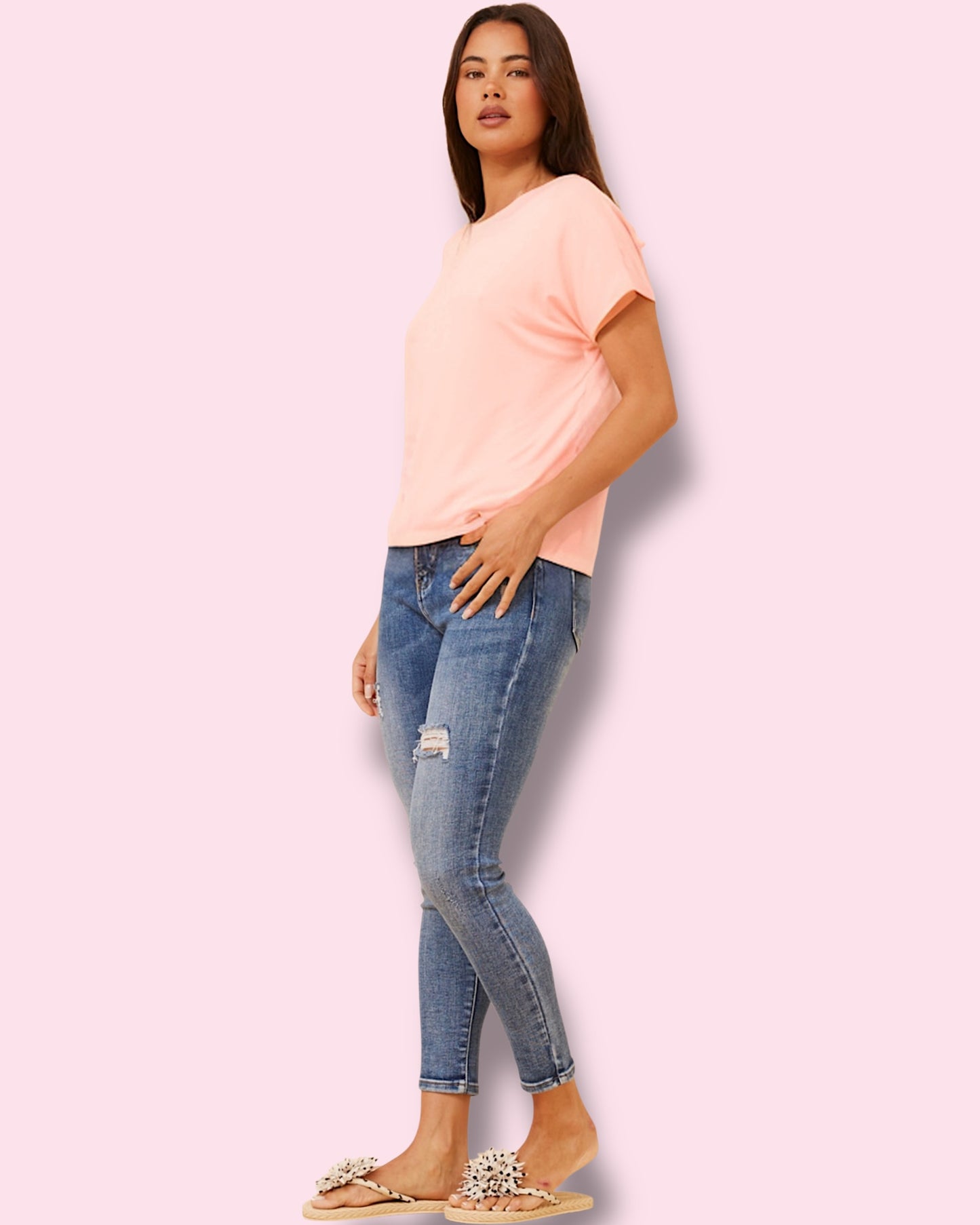 Plain Tee - Light Pink