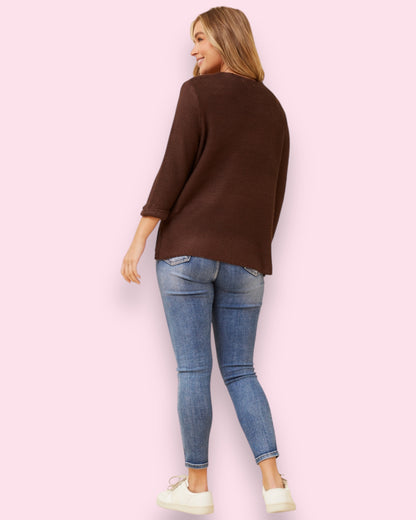 Maddie Knit - Chocolate