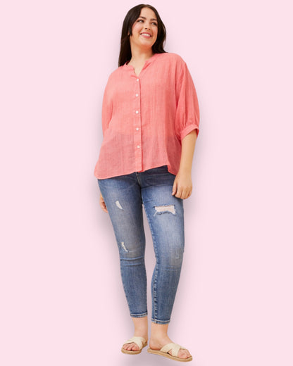Mia Shirt - Cherry