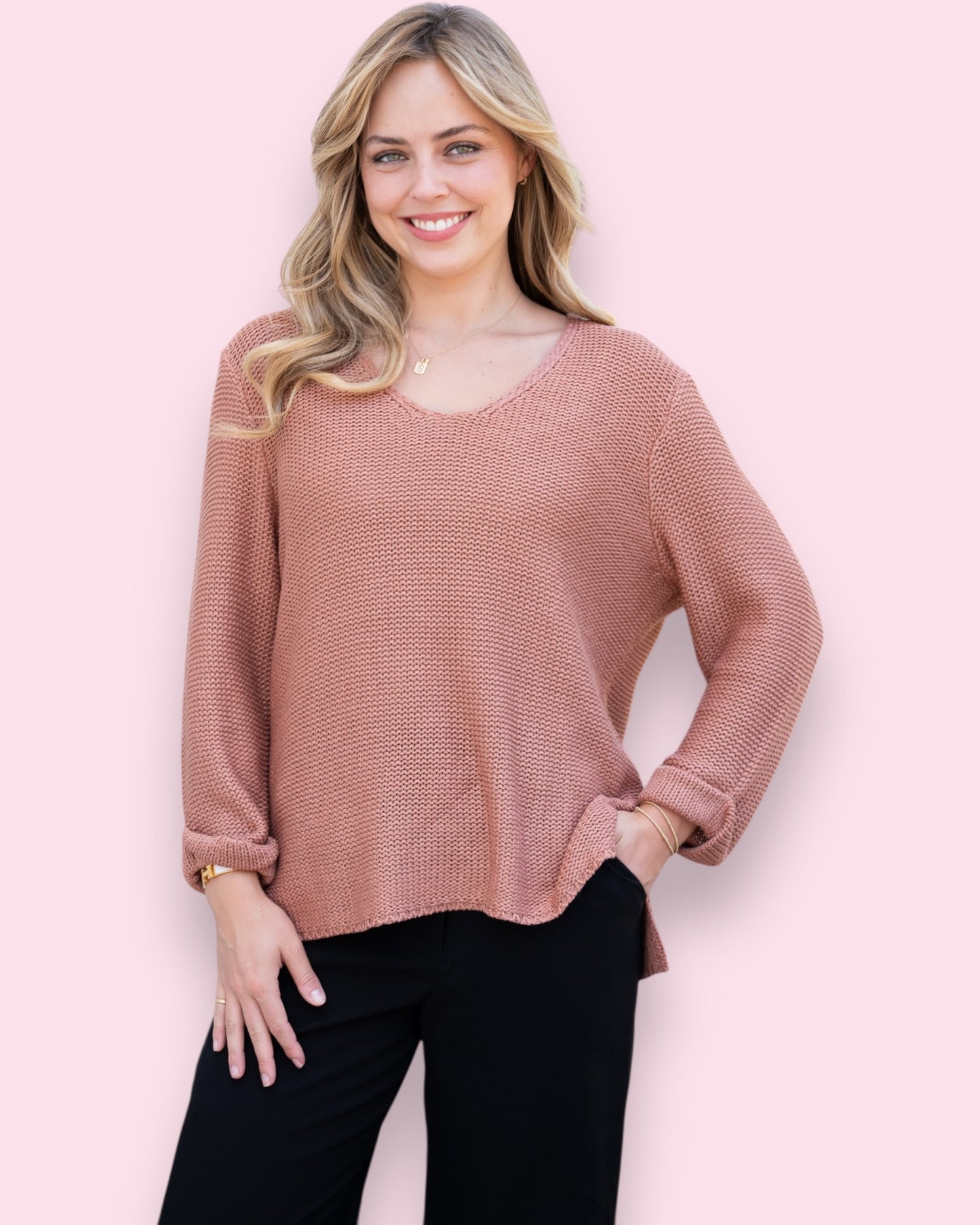 Maddie Knit - Almond