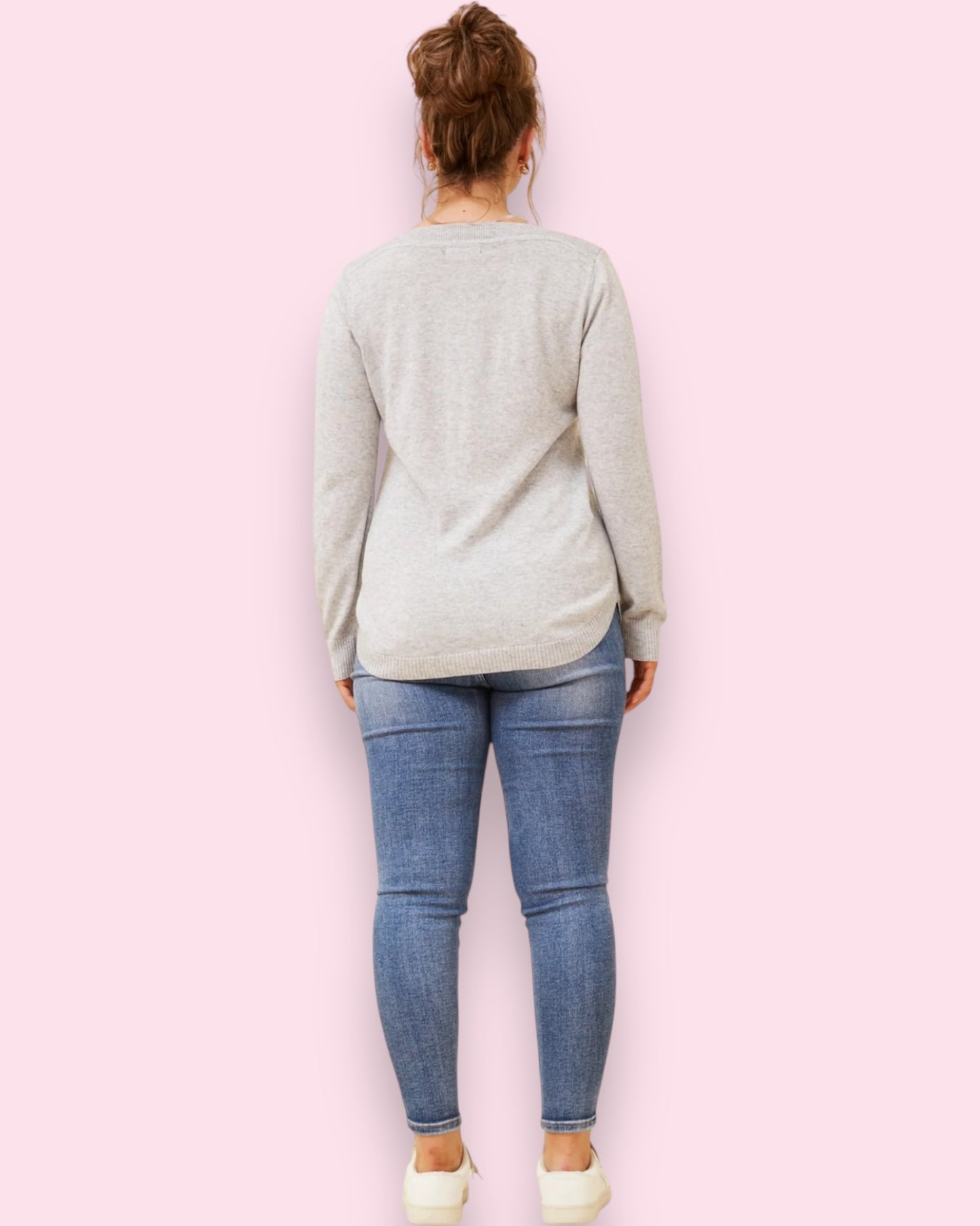 Ramona Star Knit - Grey
