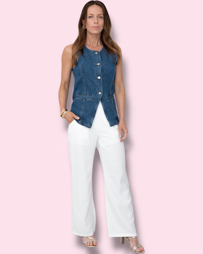 Alison Denim Waistcoat
