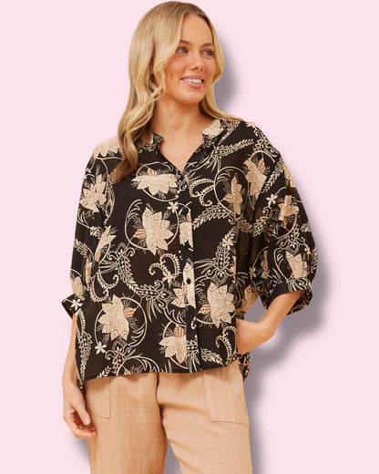 Mia Printed Shirt 🌼