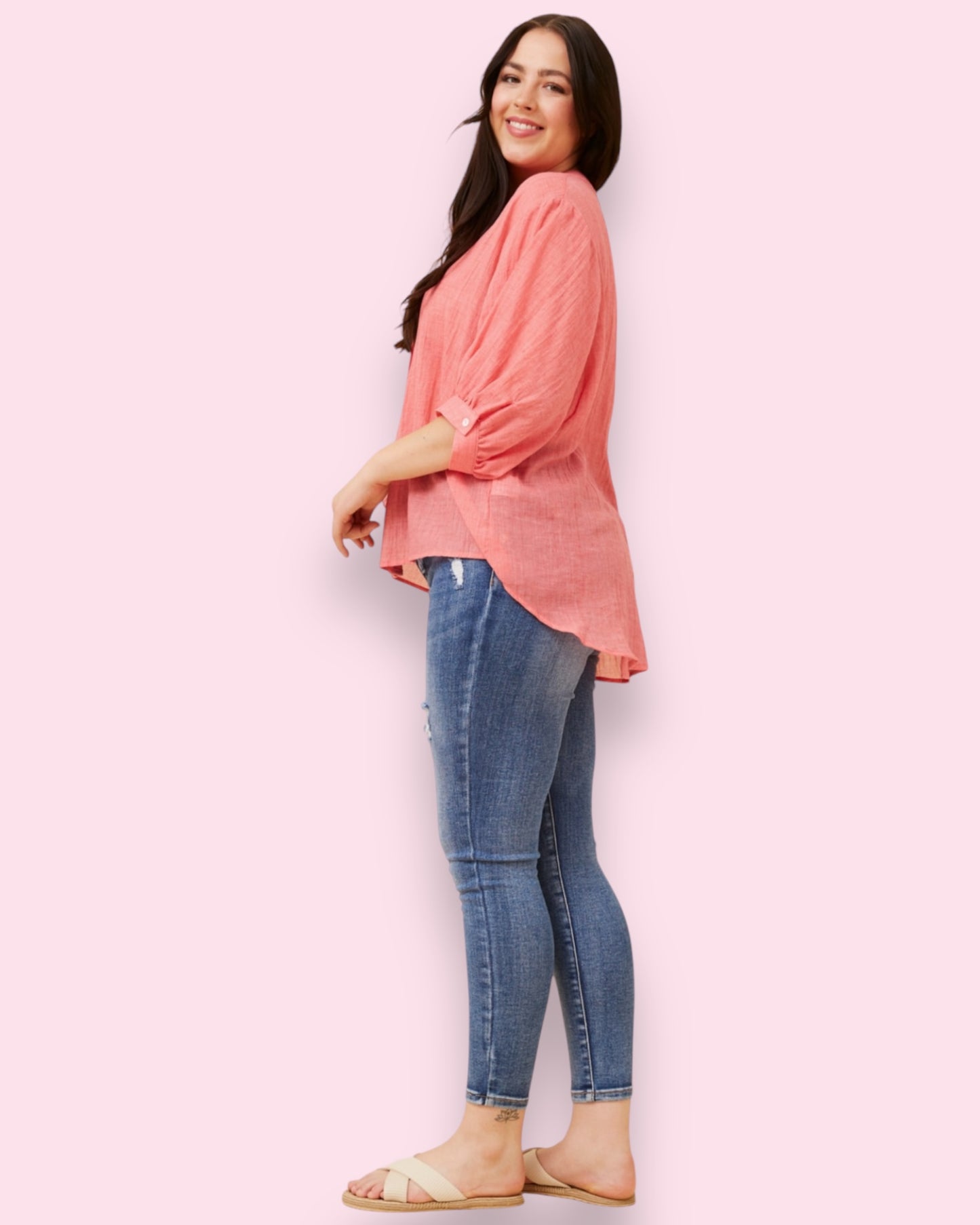 Mia Shirt - Cherry