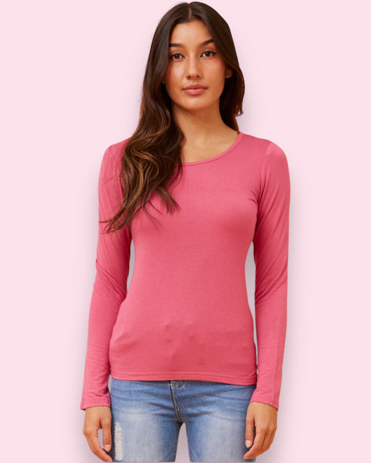 Amity Plain Top - Orchid