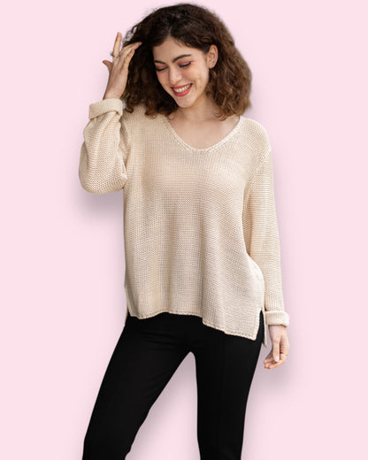 Maddie Knit - Beige