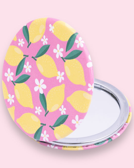 Handbag Accessories Compact Mirror - Lemon