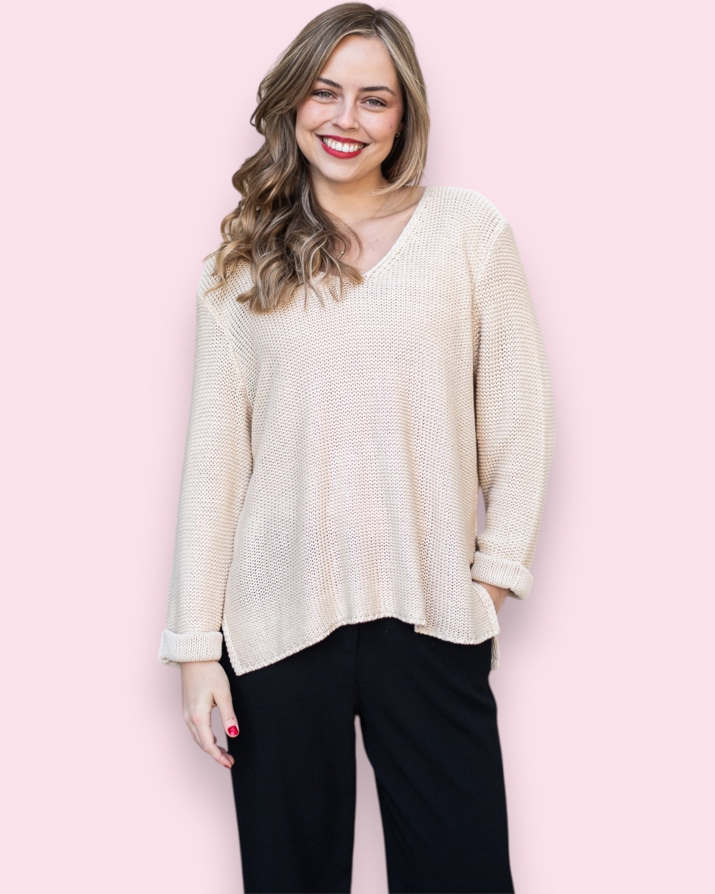 Maddie Knit - Beige