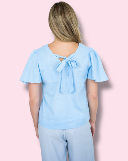 Parker Plain Top - Blue