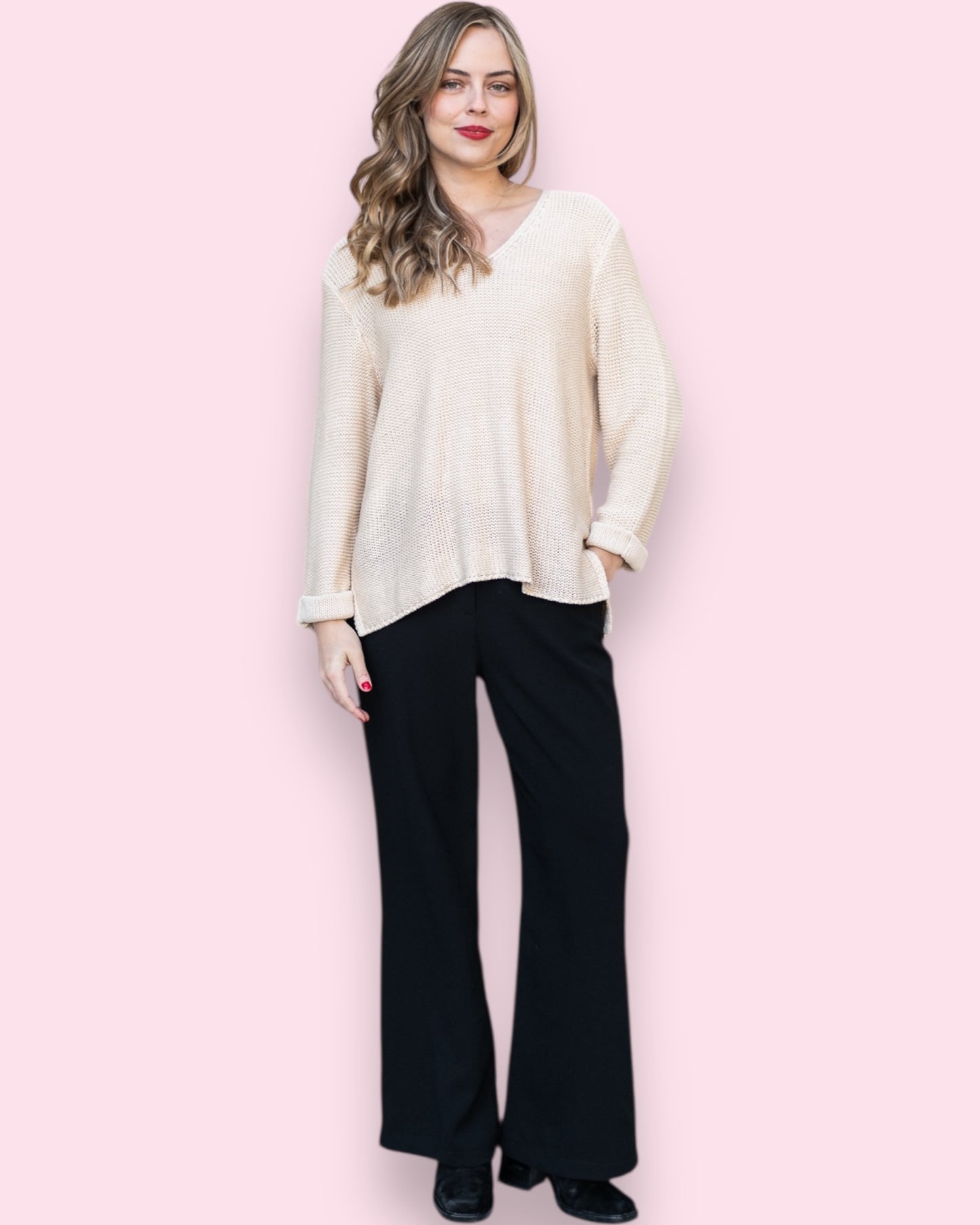 Maddie Knit - Beige