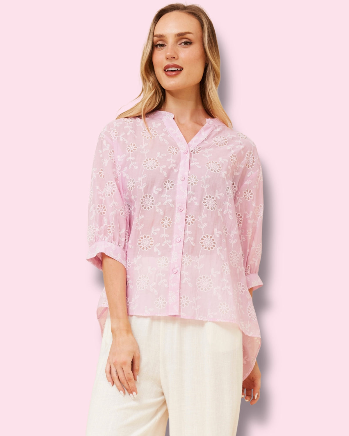 Mia Broderie Anglaise Shirt