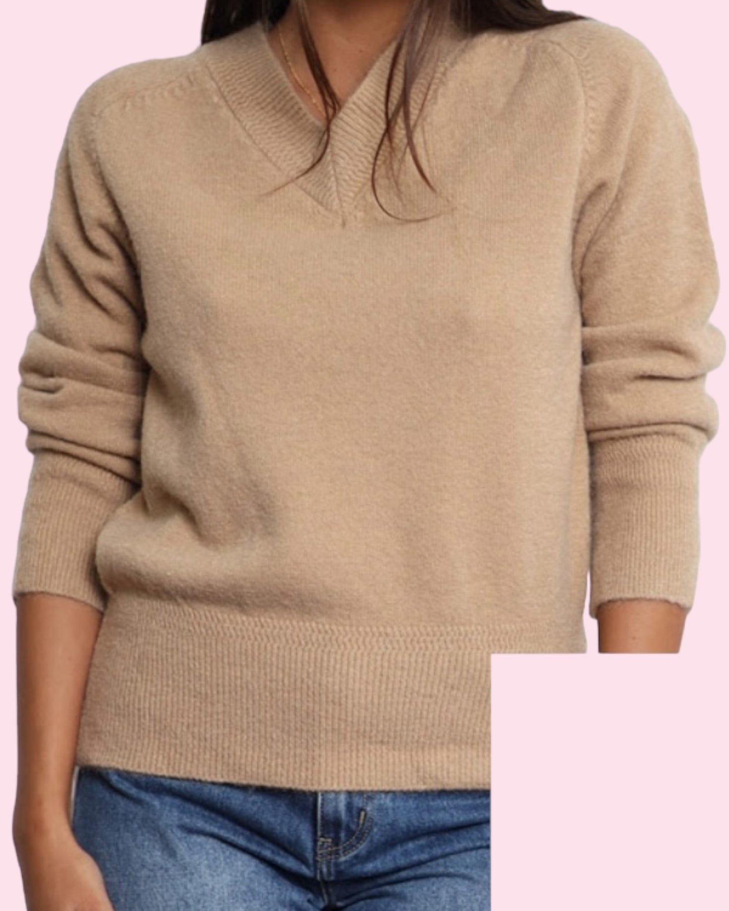 Kaley Knit Top - Latte