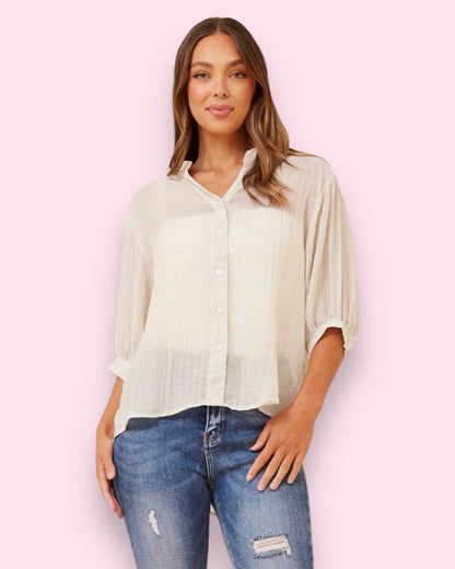 Mia Shirt - Nougat