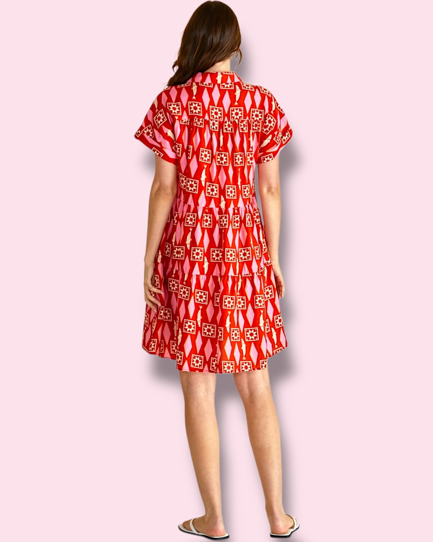 Copacabana Shirt Dress - Sardinia Print