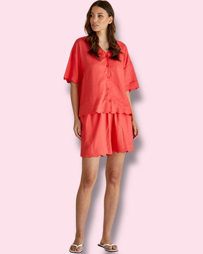 Scarlett Shirt - Red